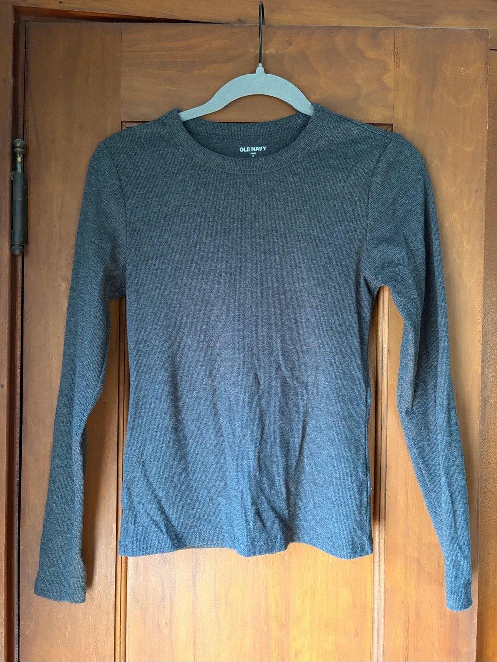 Old Navy Charcoal Gray Long Sleeve Tee